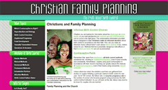 Desktop Screenshot of christianfamilyplanning.org